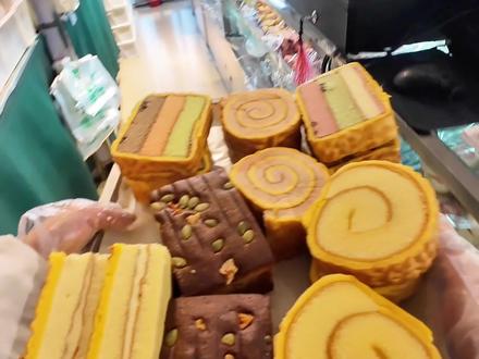 软蛋糕装一大盒#巨好吃的老式糕点 #北京宝圆斋糕点 #京宝圆 #北京清真美食