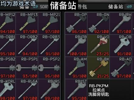 逃离塔科夫新档全地图钥匙攻略(附带讲解) #逃离塔科夫