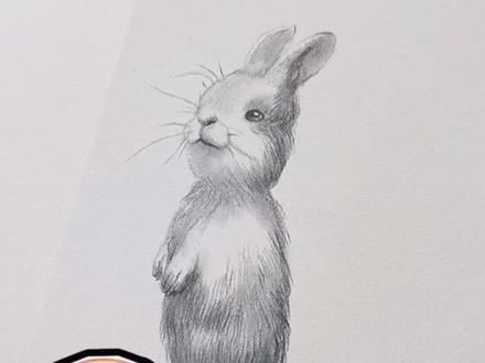 这个兔子的画法你肯定能学会
#画兔子