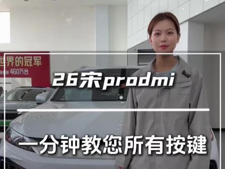 一分钟教您学会 26 宋 prodmi 所有按键#26宋prodmi#宋ptodmi#比亚迪王朝