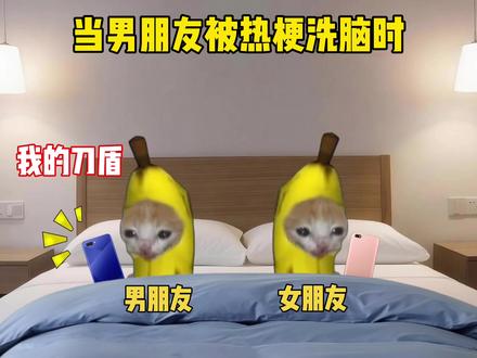 当男朋友迷上了热梗 #猫meme #我的刀盾 #比比拉布 #抽象