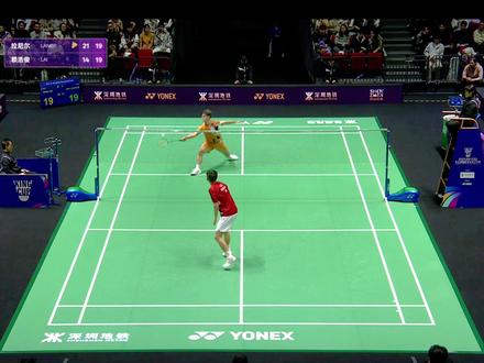 2025天王杯 拉尼尔两局拿下世锦赛黑马@天王杯国际羽毛球公开赛 #拉尼尔 #赖浩俊 #羽毛球