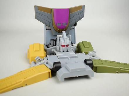 竟然还原到这个BUG!变形金刚MS魔方混天豹合体1 #变形金刚 #混天豹 #战车队 #合体 #模型 #玩具