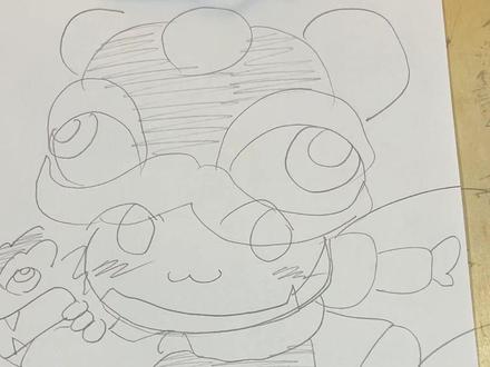 当同桌学画画很强时! #绘画 #画画 #鲁班 #一起学画画 #手绘