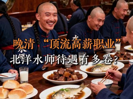 晚清 “顶流高薪职业”!北洋水师待遇有多卷? #历史冷知识 #军事科普 #涨知识 #历史那些事