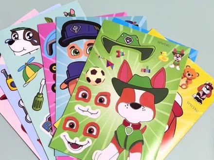 汪汪队贴纸,孩子收到别提多开心了~#汪汪队贴纸#贴纸 #手工玩具 #diy贴纸