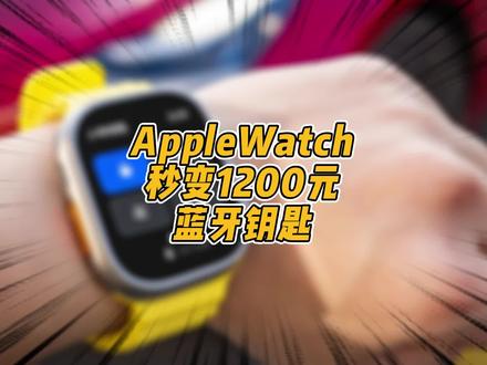 #特斯拉 你敢信吗,一款软件就能让手表变成1200的蓝牙钥匙#小特钥匙