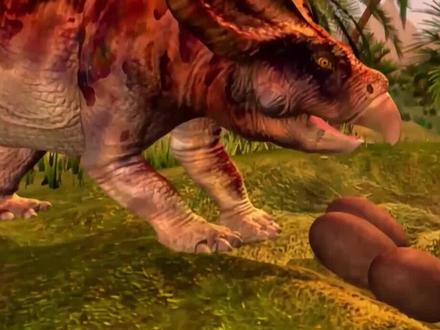 恐龙爸妈在照顾自己未来宝宝?@抖音青少年 #中秋诗词大赏 #虹猫少侠向你发起一项挑战