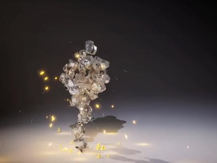 #ue4 #特效 消散的人和粒子置换特效✨