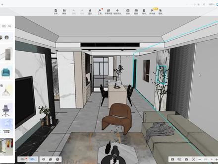 酷家乐回字斜顶造型怎么做?#酷家乐 #装修 #装修设计