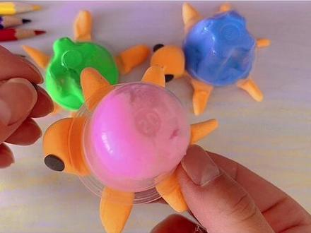 橡皮泥废物利用手工制作简单好玩的小乌龟做起来吧#创意手工 #亲子互动 #粘土手工 #零基础学画画 #简笔画教程