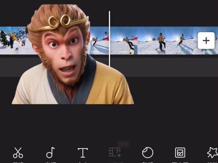 当记忆中的滑雪大冒险变为现实#转场 #剪辑教程 #滑雪大冒险转场