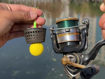 路亚球球逗钓打窝器,打窝方便又精准,台钓传统钓也能用#打窝器 #路亚球球逗钓 #球球钓法 #洛阳球球钓 #路亚逗钓打窝