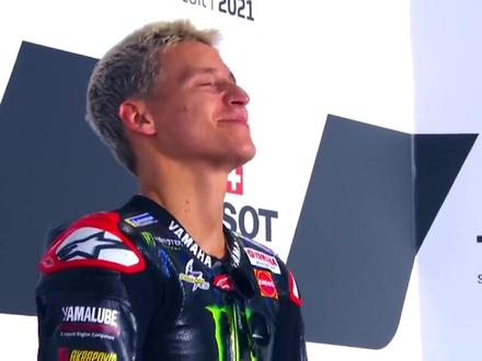 18年的吊车尾,19年的最佳新秀,21年的世界冠军#motogp #夸塔拉罗
