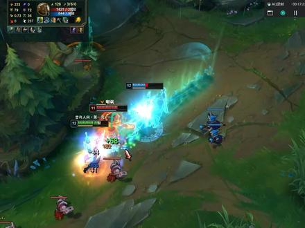 慎vs俄洛伊(腰子大战章鱼须)#lol#慎