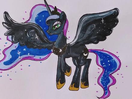 小马宝莉月亮公主 #小马宝莉 #小马宝莉月亮公主 #想画就画