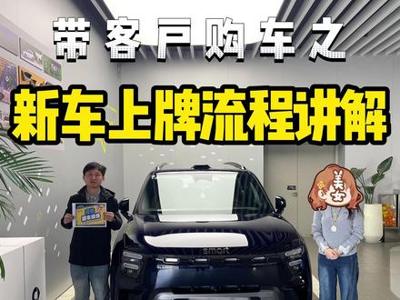 一条视频给您讲清楚新车上牌的流程,究竟要准备什么材料? #车牌 #新能源汽车 #买车那点事儿 #车知识分享计划 #在拍一种很新的vlog