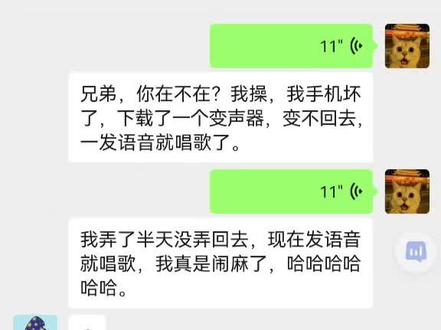 我真要被这个变声器笑死了 #语音条唱歌 #kk键盘 #变声器