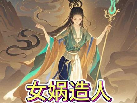 神话故事之女娲造人 #神话故事 #女娲