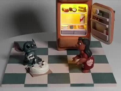 高度还原史迪仔~#手工 #创意 #解压