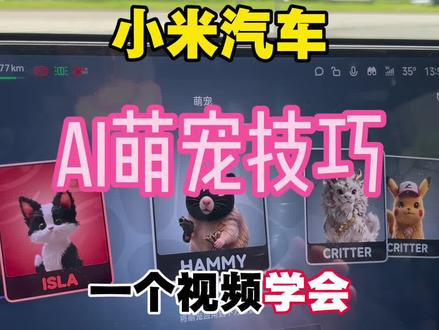 ai萌宠技巧,用这个方法成功概率翻倍#小米汽车 #小米su7 #小米yu7 #雷军 #ai萌宠