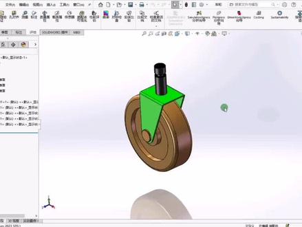 #机械设计 #零基础教学 #solidworks教学 #技术分享 #教学 solidworks每日一练之批量修改装配体中零件的名称属性 学会此方法效率提高百倍