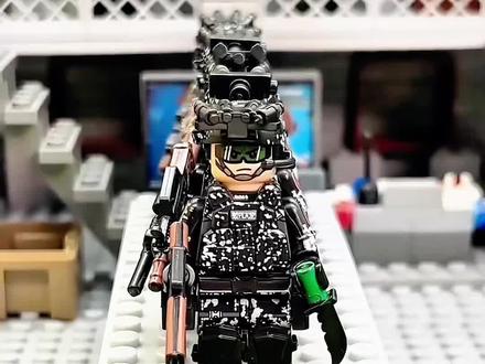 中国蛟龙特战队 哪个男孩能拒绝这么帅气的蛟龙特战队?无论是收藏把玩送人都不错#积木人仔 #男孩玩具#潮玩#军迷发烧友#玩具推荐