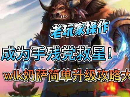 成为手残党救星!wlk奶萨简单升级攻略大揭秘!
