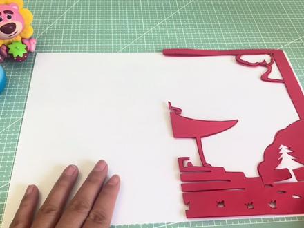 对折风景图剪纸,A4纸轻松剪出一副画,对称剪是不是特别简单呢#剪纸 #剪纸教程 #非遗剪纸 #儿童手工 #风景