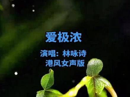 #树叶舞者#爱极浓粤语版