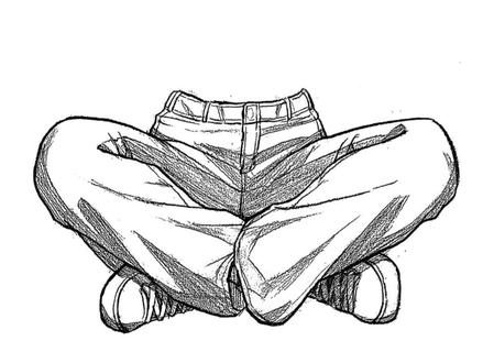 【绘画教程】坐姿画法详细步骤#绘画教程 #手绘#绘画