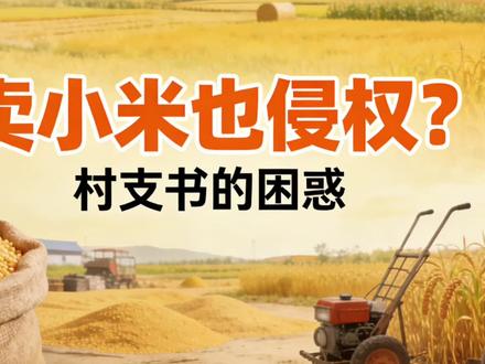 村书记网上帮助农民卖小米被小米法务投诉#小米 #农产品 #村支书 #小米法务 #山东威海