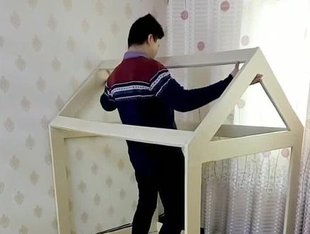 家里有快递纸箱的,别在扔了,给孩子做一个大房子吧#每日亲子陪伴 #手工diy #volg日常