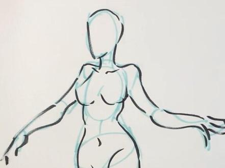 人体变形怎么画。#简笔画 #儿童画画 #绘画教程