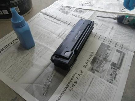 奔图6202nw原装硒鼓加粉全过程!