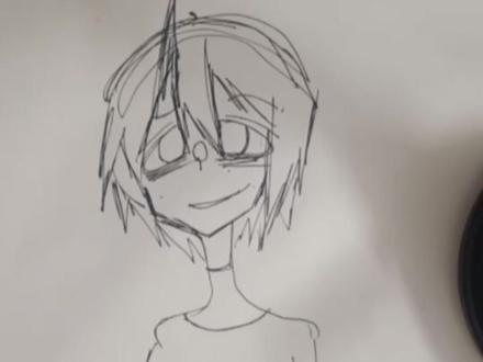 喜不喜欢#纸绘 #病娇 #教程 #自设 #藕饼