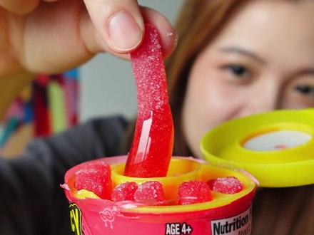 外网很火的奇怪糖果,呱 #奇怪糖果#糖果测评