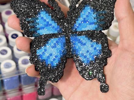 巨好看的格利特烫!完美!#拼豆 #拼豆教程 #拼豆日常 #格利特烫 #毛巾烫