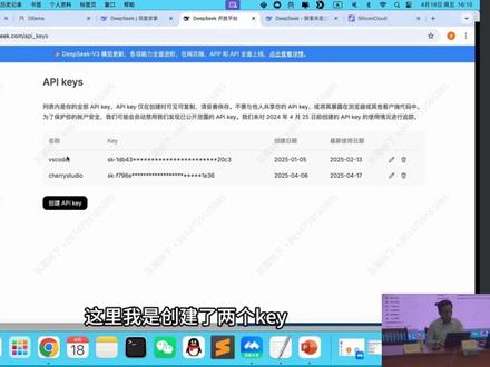 如何使用DeepSeek的API 密钥 + 调用示例,简单几步就搞定,小白也能轻松上手~#AI #人工智能