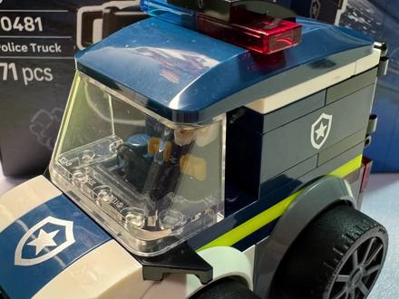 乐高城市系列60481旋风车队-警用卡车 #乐高积木 #积木搭建