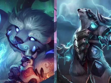 #lol #英雄联盟 #新版努努 和联盟英雄台词互动,当我听到和f4的对话,我破防了,太感人了