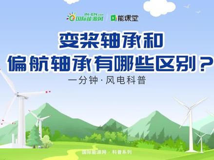 变桨轴承和偏航轴承有哪些区别?