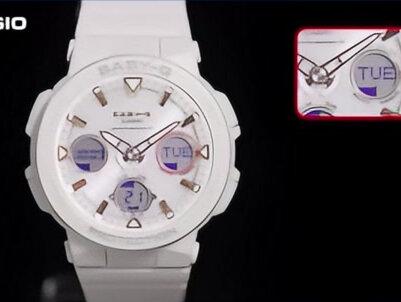 卡西欧手表型BGA-2500系列,卡西欧手表时间调整,手表机芯号5568通用使用教程 #卡西欧手表教程 #光动能手表 #手表调节时间 #卡西欧时间怎么调 #卡西欧手表调时间教程