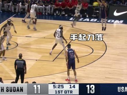 “三分还得是看这个男人”#库里 #美国男篮 #dou来nba