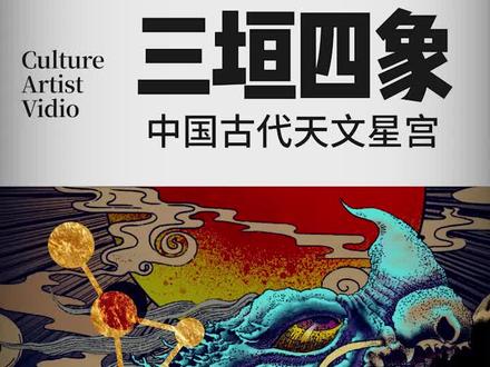 中国古代的星官图,三垣四象二十八宿!#三垣二十八宿 #四象