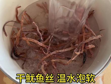 #今日午餐 #家常菜 #干煸鱿鱼丝 마른오징어볶음