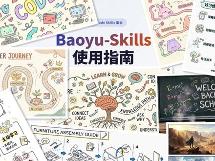 AI自动生成精美配图,分析文章插入封面,一键发布 项目地址:github.com/JimLiu/baoyu-skills
Claude Code 装上这个开源插件,AI 自动帮你生成精美配图、分析文章插封面、写完还能一键发到公众号,从写到发全程不用你管!自媒体人直接省一半时间🔥
这是「极客AI挖掘」系列第一期,专门挖 AI 圈子里真正好用的宝藏工具,关注不迷路👇
#ClaudeCode #AI工具 #自媒体干货 #效率神器 #实战教程