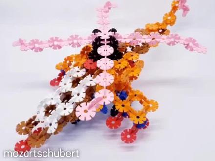 雪花片攻略 你们要的高难度武装直升机🖖 四星难度 同款雪花片我家橱窗有哦🥰#雪花片 #玩具 #直升机