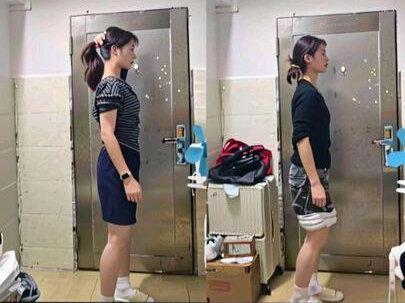 大家要的跟练来啦,别再说我像小英了!#拉伸小腿 #瘦小腿必练动作