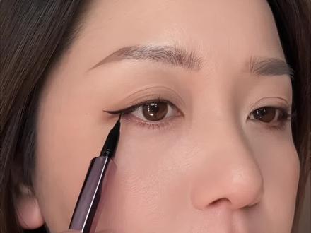 万能眼线画法 眼线液笔画眼线,掌握好点、线,轻轻松松就能画好#眼线教程 #零基础画眼线 #眼线液笔画眼线 #新手画眼线 #眼线液笔怎么画